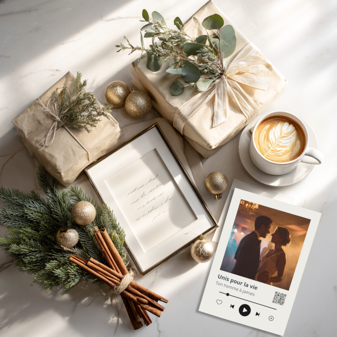 Carte de Noël personnalisée TailorTune