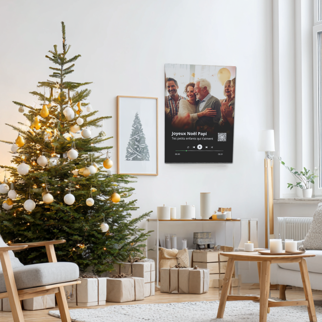 Poster de Noël personnalisé TailorTune
