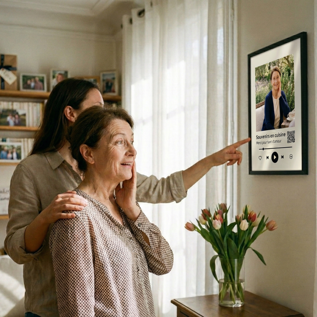 Idée cadeau fête des mères avec chanson personnalisée