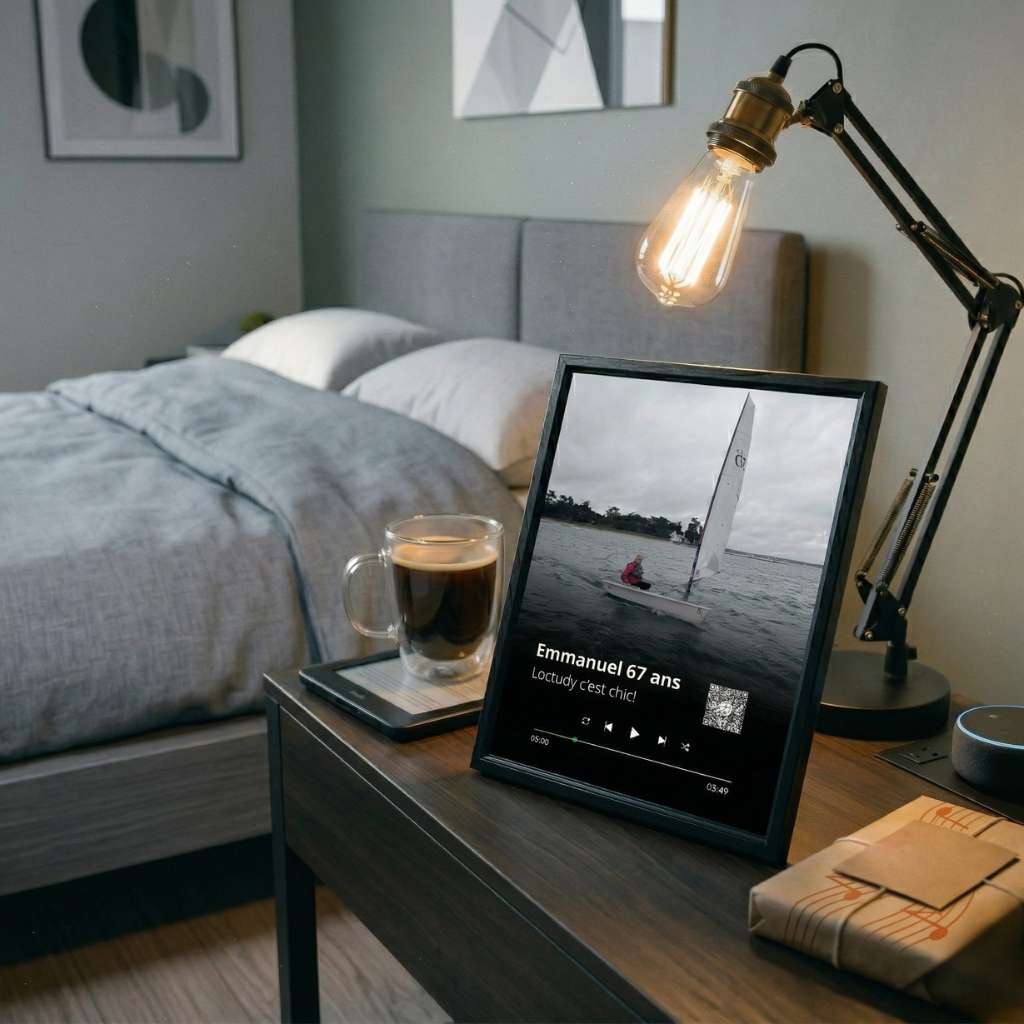 Cadre personnalisé Tailor Tune pour une idée cadeau homme, pensé pour papa